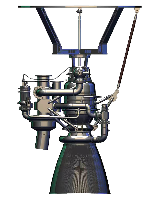 力擎二号液氧煤油发动机半系统试车取得圆满成功