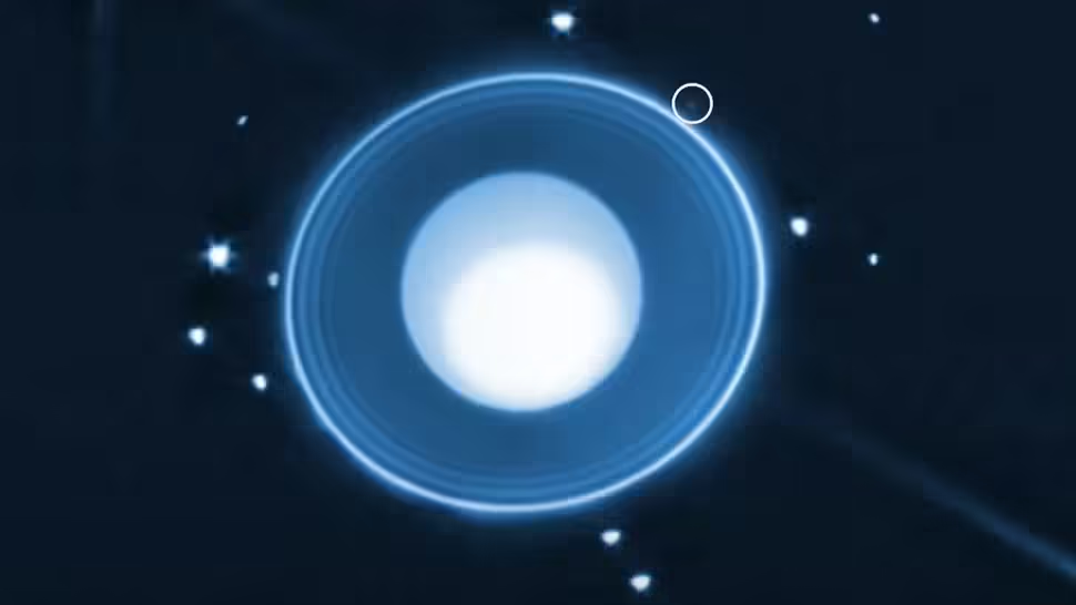 韦布太空望远镜发现天王星新卫星，直径仅10公里
