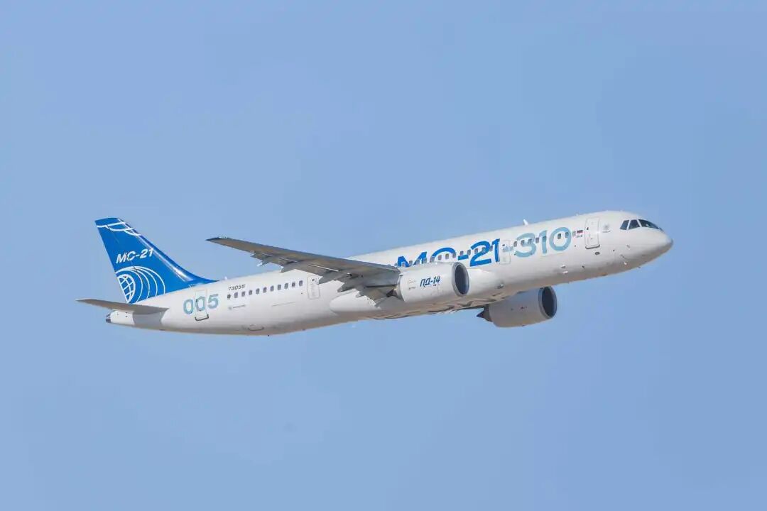 俄罗斯航空将订购90架俄国产MC-21飞机