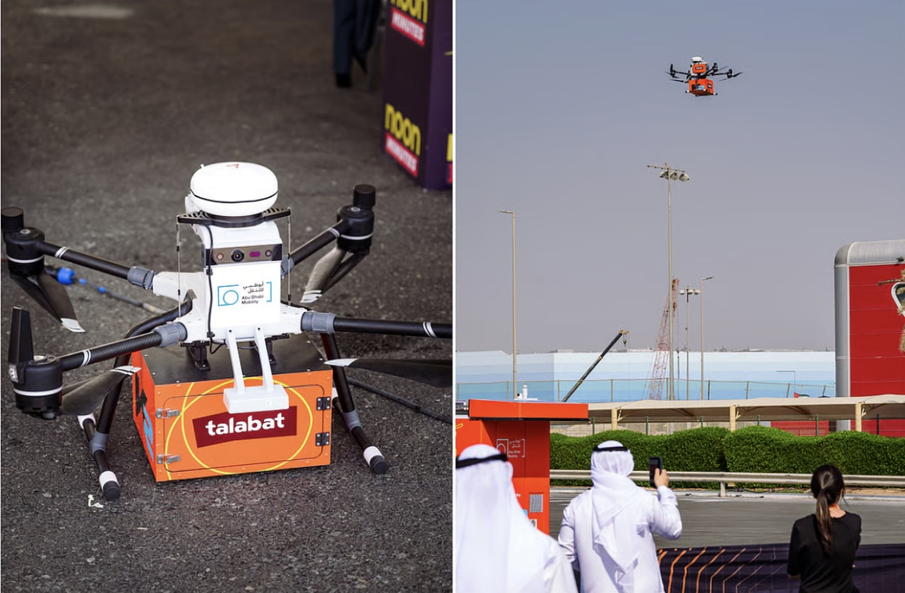 迪拜航展开幕，联合飞机在中东地区落地无人机送餐服务