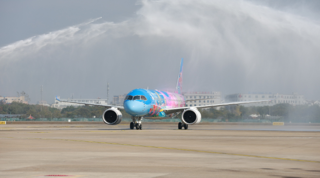 国产大飞机首次“落户”宁波