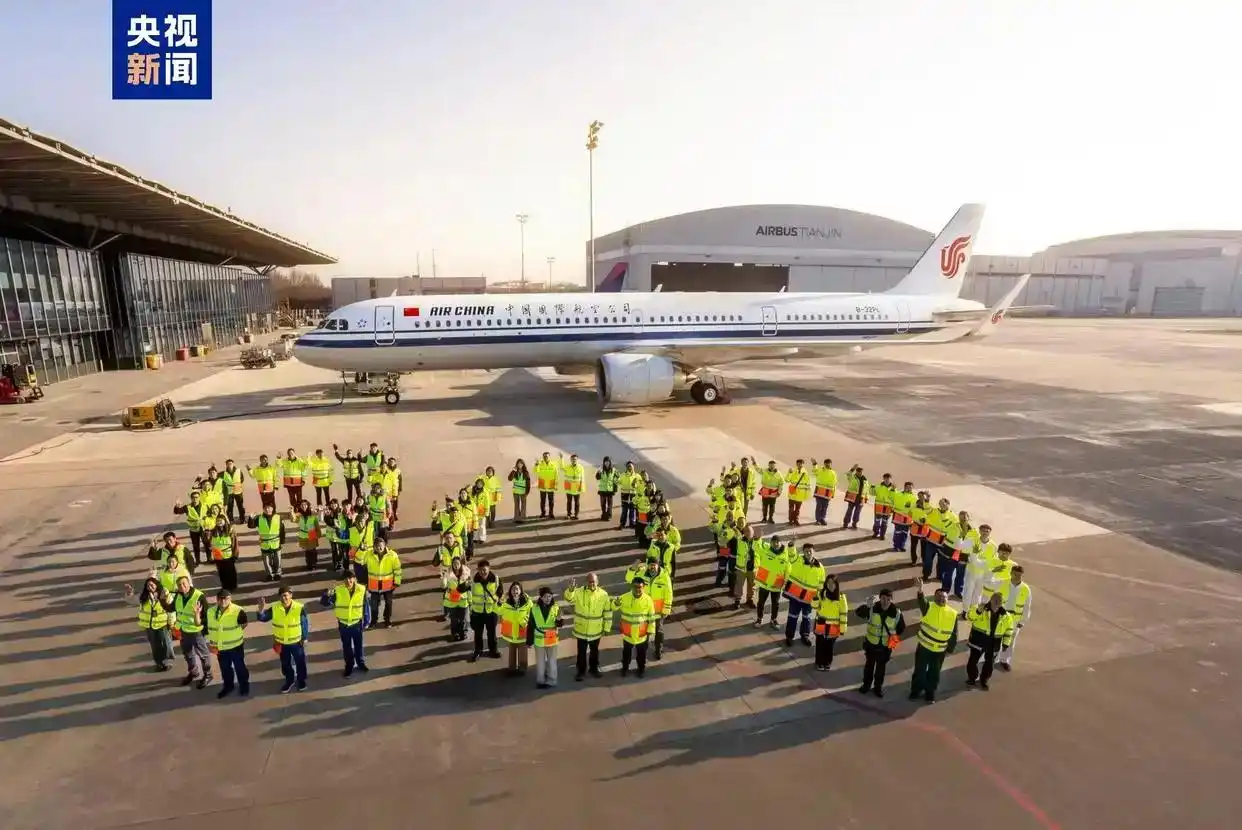 空中客车中国总装第800架A320系列飞机交付 空中客车中国总装第800架A320系列飞机交付