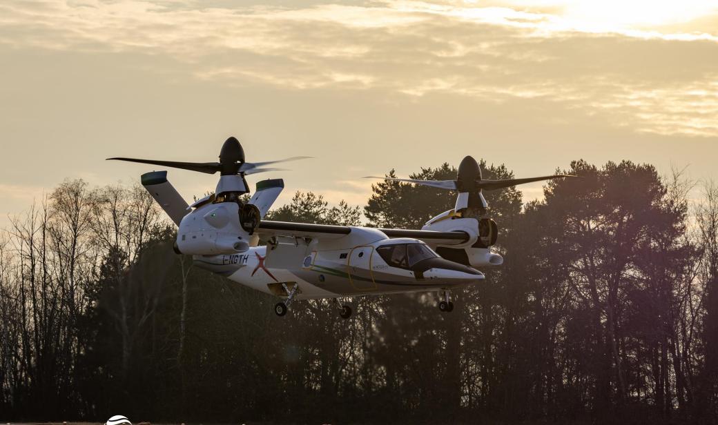 莱昂纳多下一代民用倾转旋翼机完成首飞