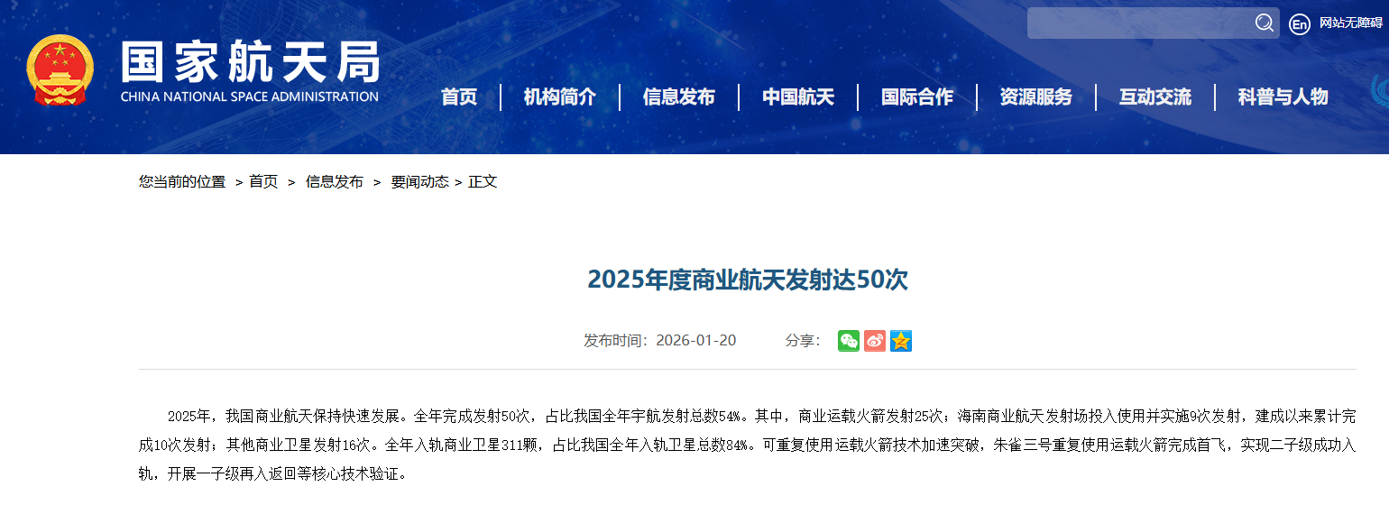 国家航天局:可重复使用运载火箭技术加速突破 国家航天局:可重复使用运载火箭技术加速突破