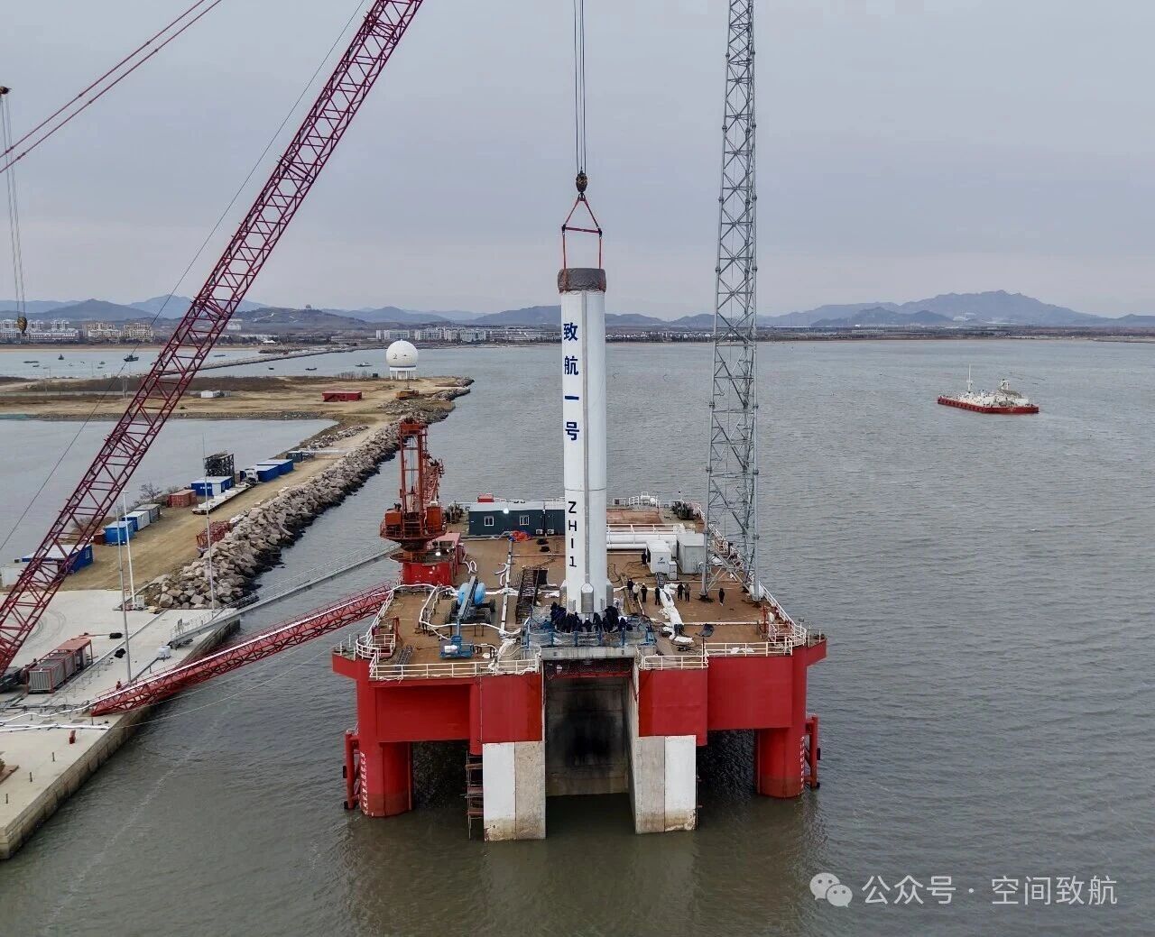 空间致航“致航一号”液体运载火箭一子级全系统试车圆满成功